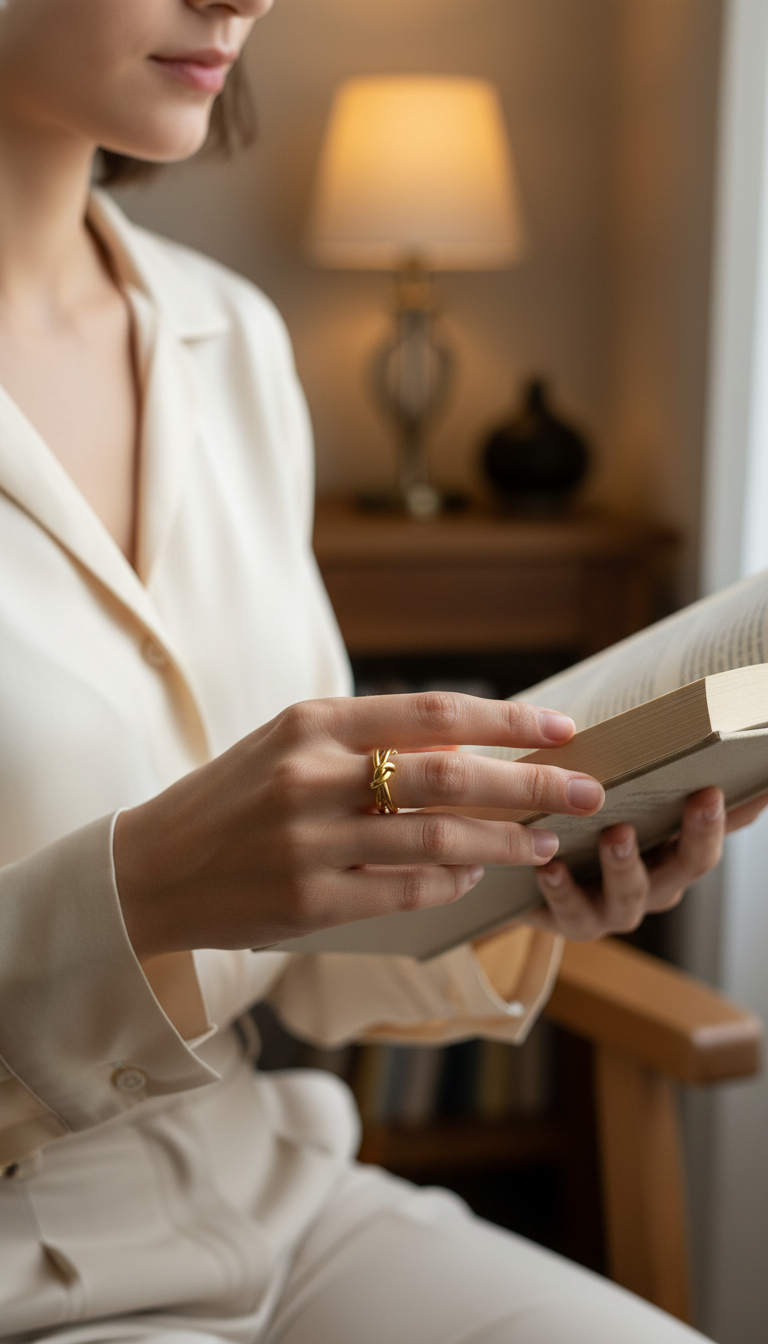 Anello Nodo Infinity – Gold