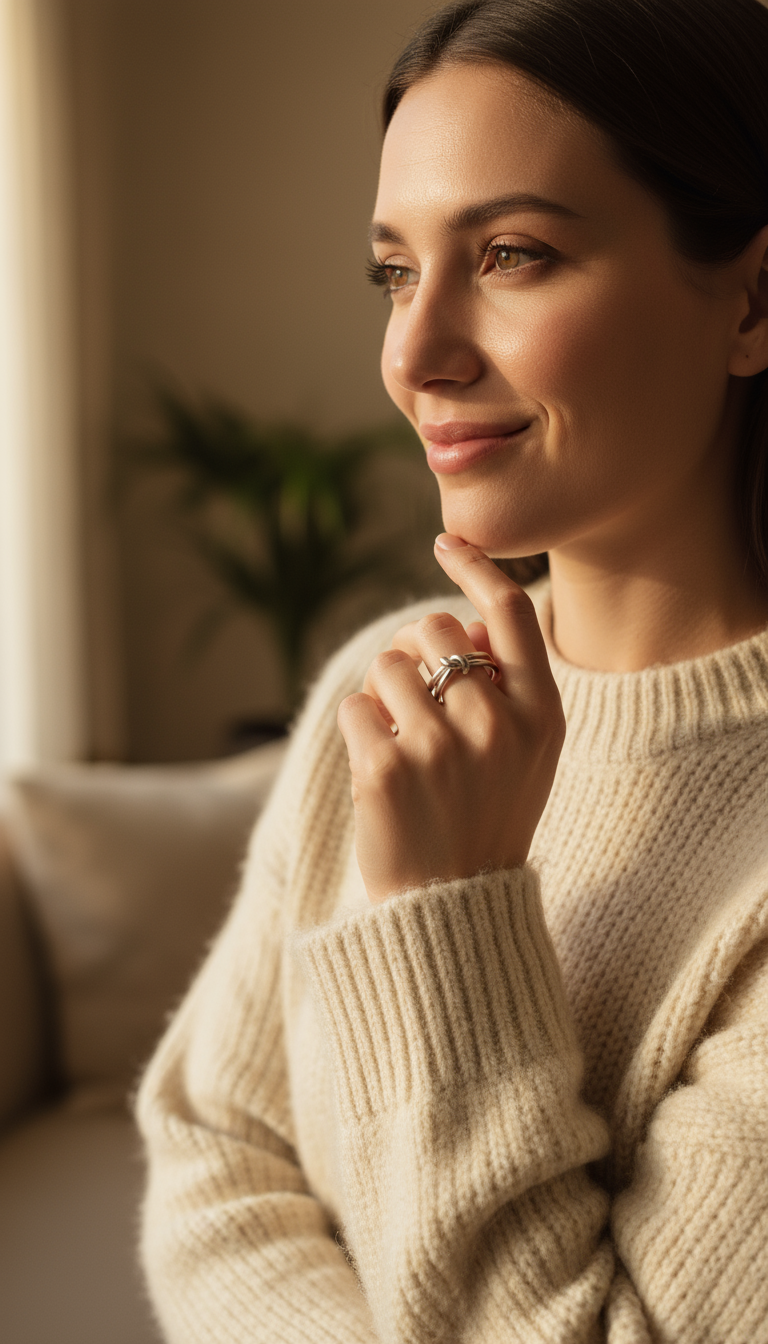 Anello Nodo Infinity – Silver