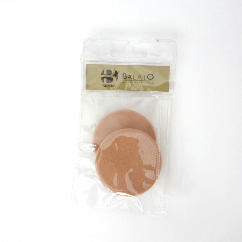 2 Spugne Viso Tonde Misura Grande Nude